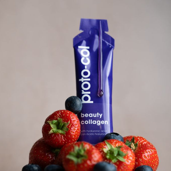 Beauty Collagen Sachet with strawberries